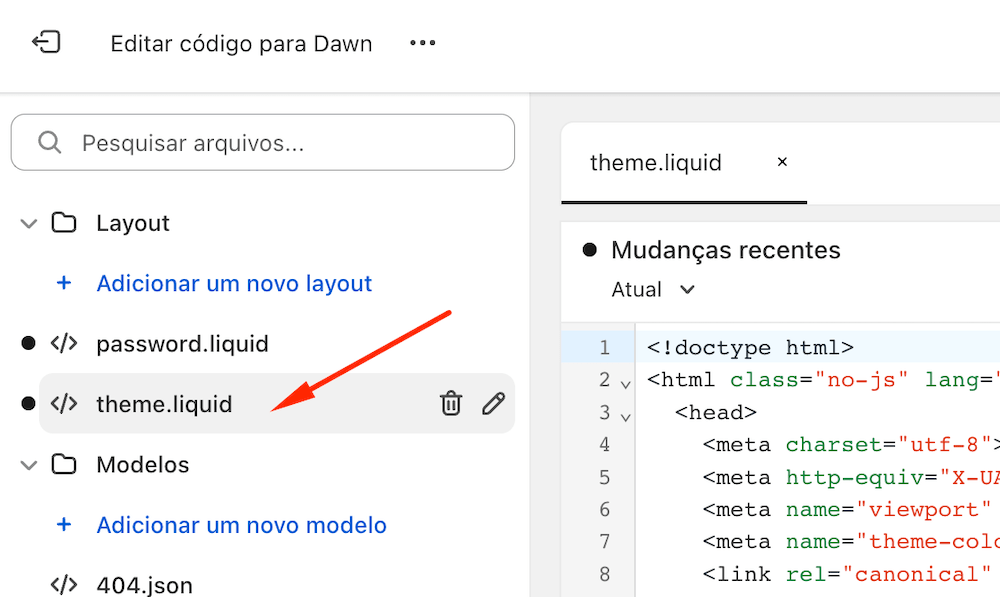 Shopify theme.liquid